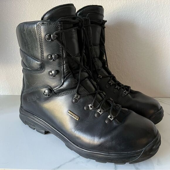 Kenetrek Men's Hard Tactical Leather Duty Boot, Black Size 12 - Picture 1 of 6